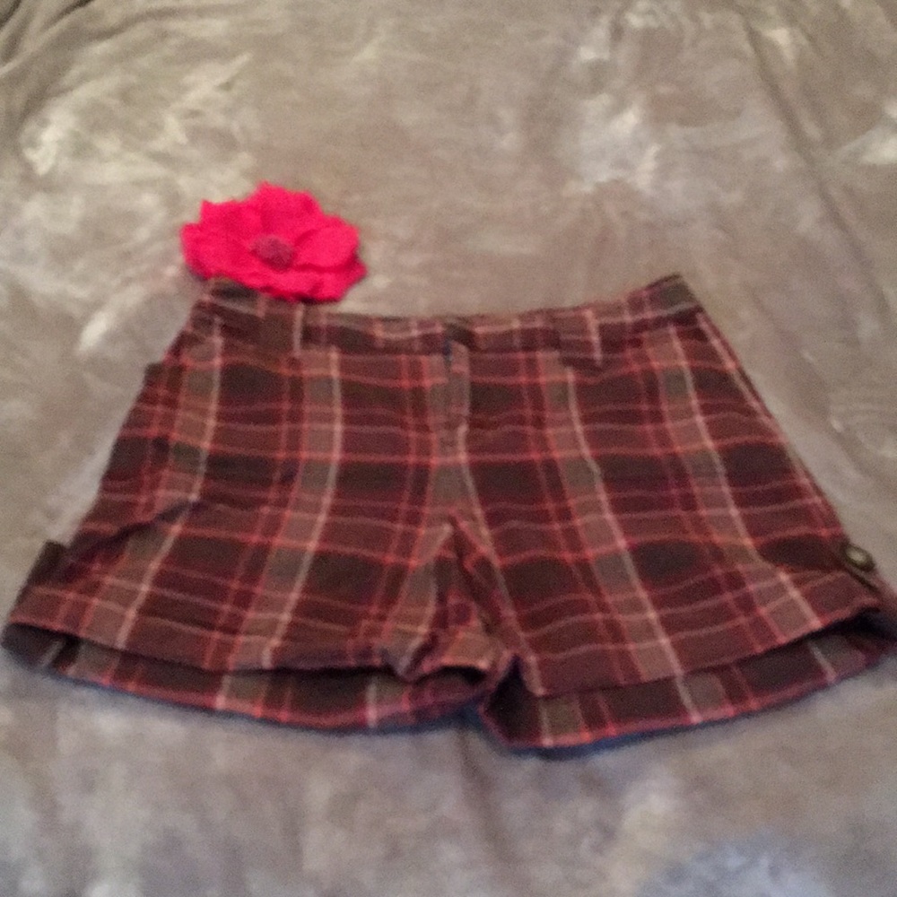 Plaid shorts